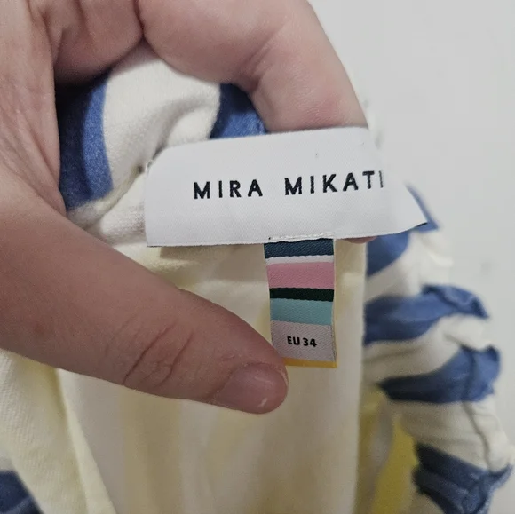 Mira Mikati Linen Blend Chill Out Skirt EU 34 US 2 - Picture 7 of 7